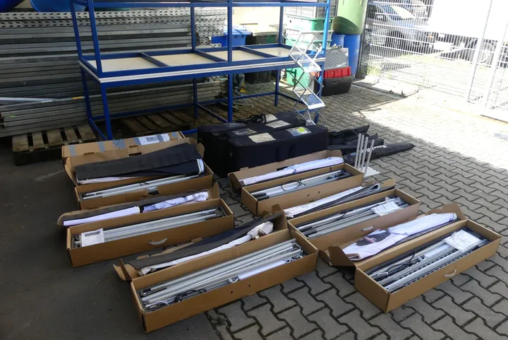 Konvolut Messeequipment